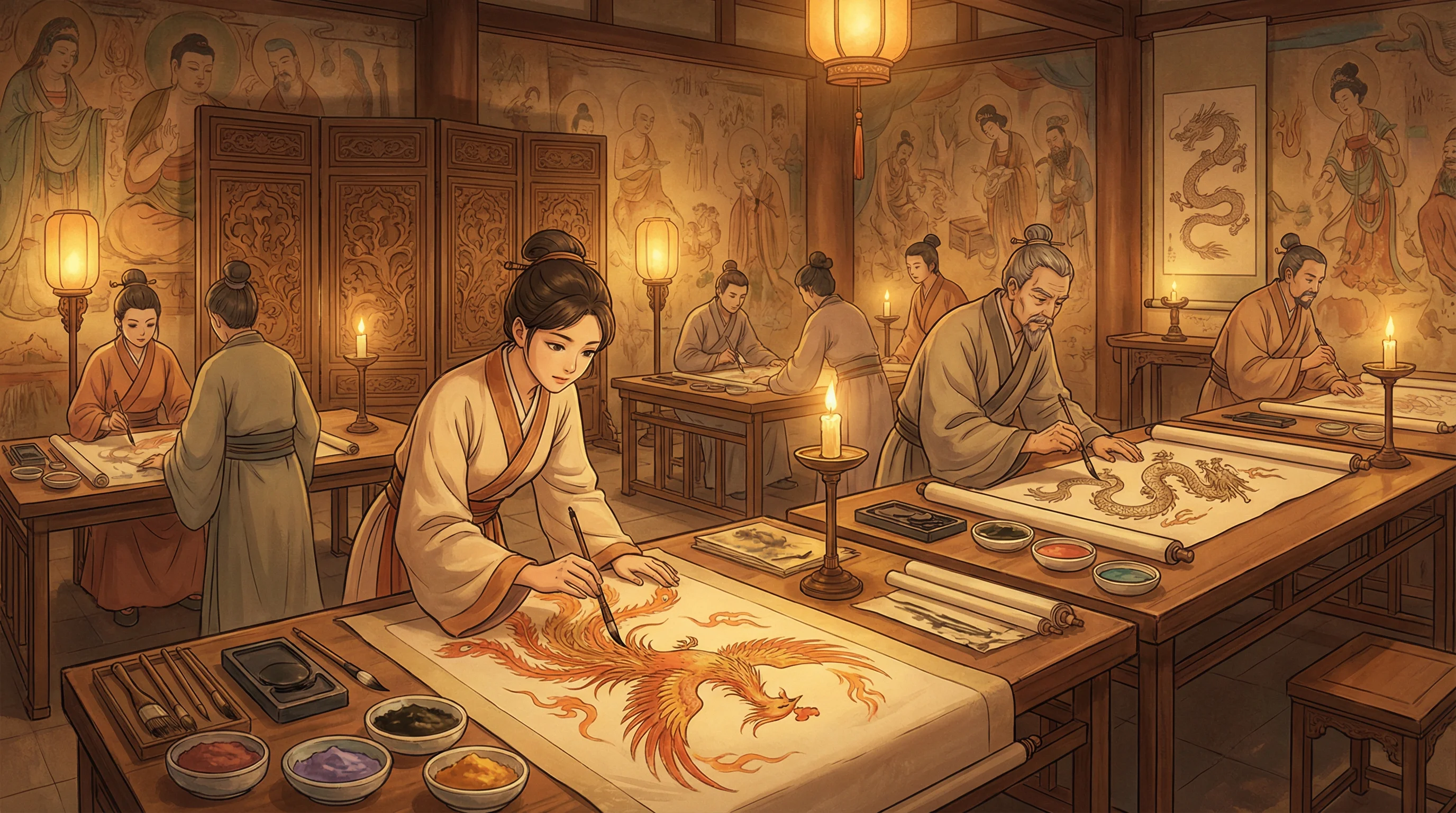 画师入驻 - 赶尸艳谈百度影音 国风动漫画师