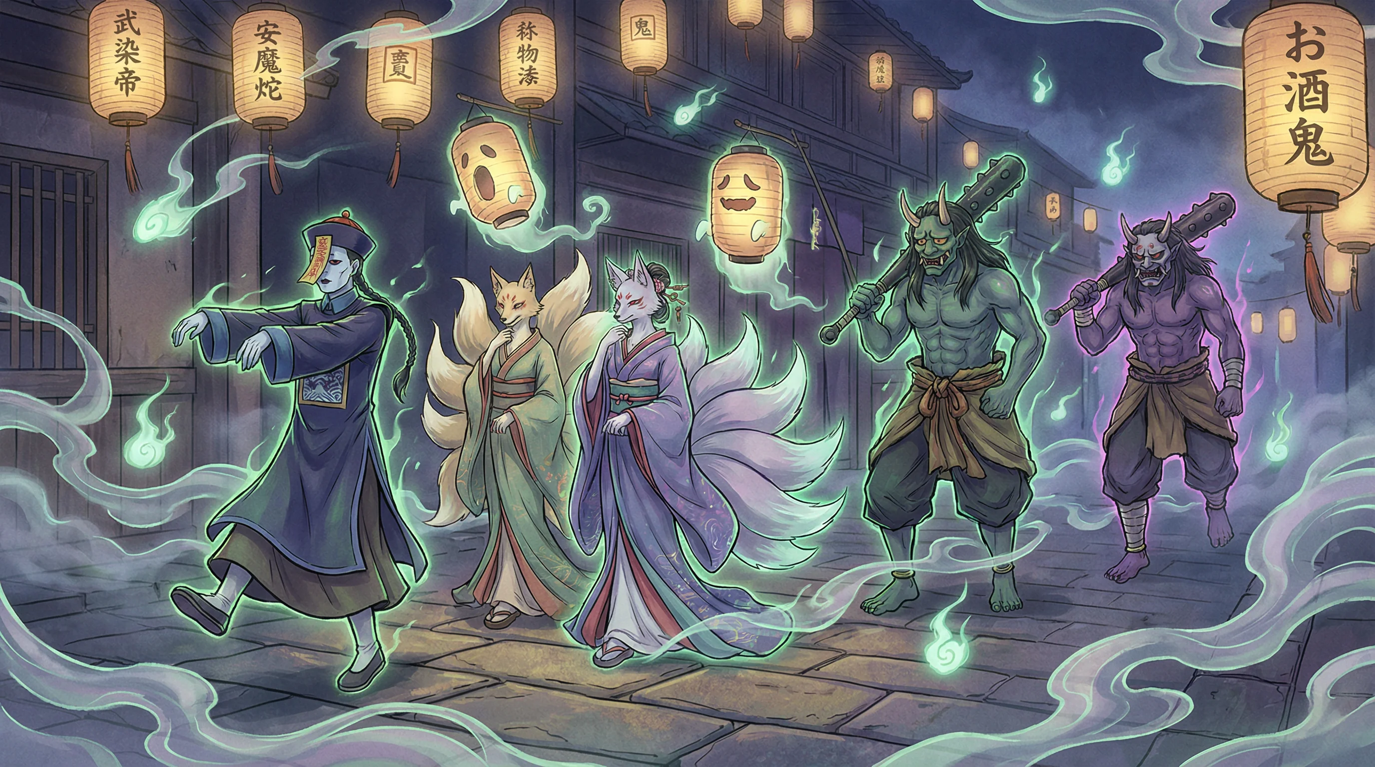 百鬼夜行 - 赶尸艳谈百度影音 中日鬼怪动漫